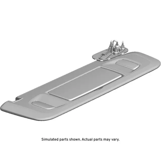 Light Ash Gray Passenger Side Sunshade