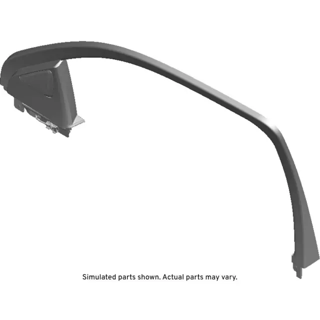 Passenger Side Front Door Window Garnish Molding