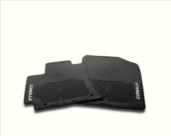 2 Piece All Weather Floor Mats Black Cor Toyota Pt908 0200w 02