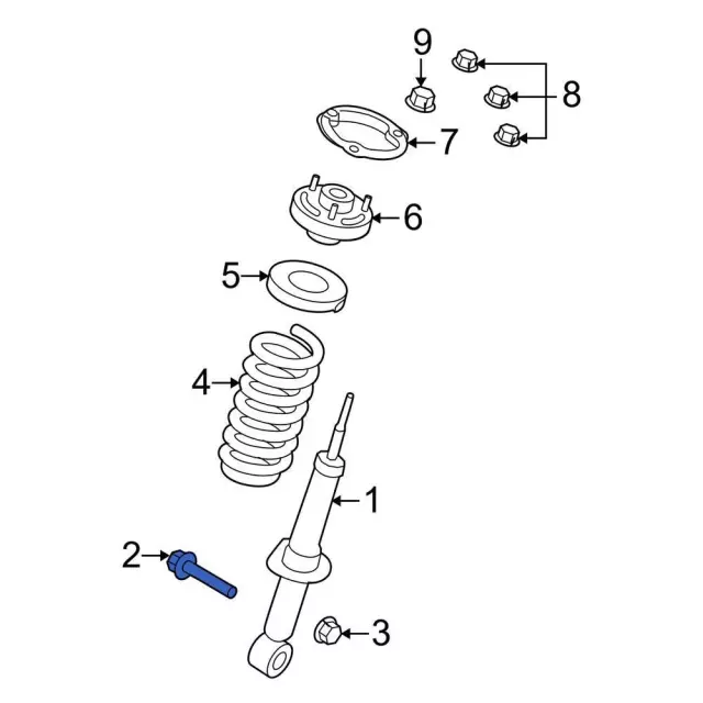 2004-2014 Ford F-150 Adjust Cam Bolt W712104-S900 | OEM