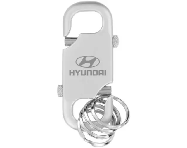 2022-2023 Hyundai - Keychain, Satin Chrome Finish