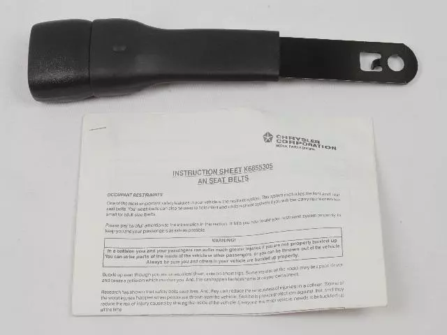 Front Inner Seat Belt, In Board