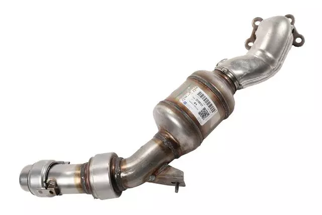 Passenger Side 3-Way Catalytic Converter with Pipe, Flange, Brace, Clamp, and Studs