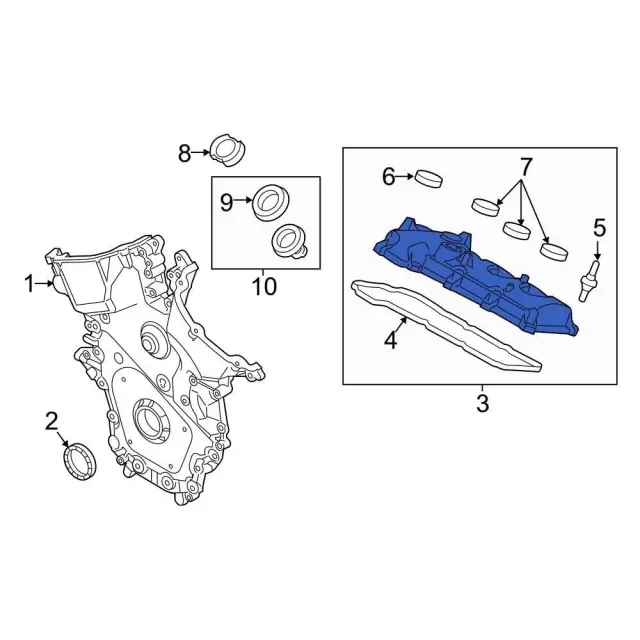 FG1Z-6582-E - Valve Cover 2014-2019 Ford | Ford Parts Direct