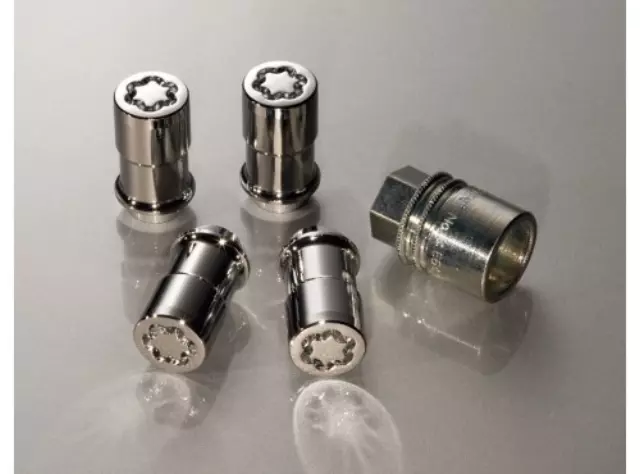 Wheel Locks - Chrome-Plated For Exposed Lugs E9TZ-1A043-A | OEM