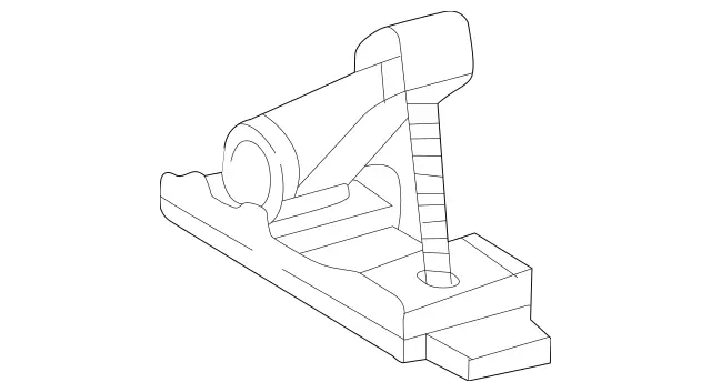 Genuine OEM Torsion Bar Anchor End | 163-320-00-73 | Fits Select