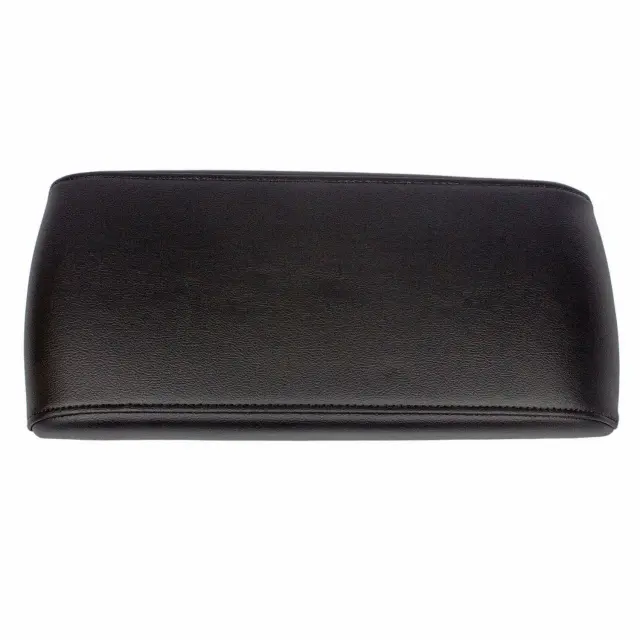 Center Console Armrest Lid Cover For Ford Flex 2013-2019 – Black Microfiber & Metal