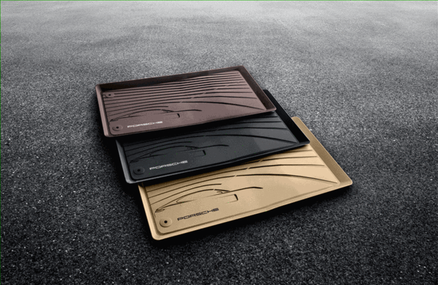 9710448004H0 - Interior: All-Weather Floor Mats - Luxor Beige for Porsche: Panamera Image