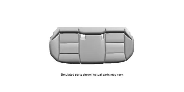 Jet Black Rear Seat Cushion Cover