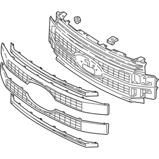hc3z8200eb - Ford Grille Assembly | Levittown Ford Parts
