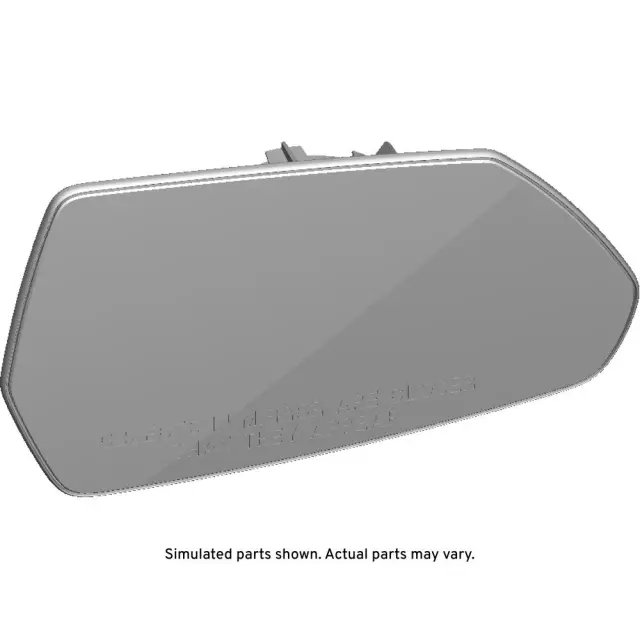 Passenger Side Door Mirror with Glass and Backing Plate