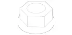 2012-2025 Mercedes-Benz - Hexagon Nut
