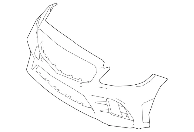 Genuine OEM Trim, Bumper | 205-880-27-08-64-9999 | Fits