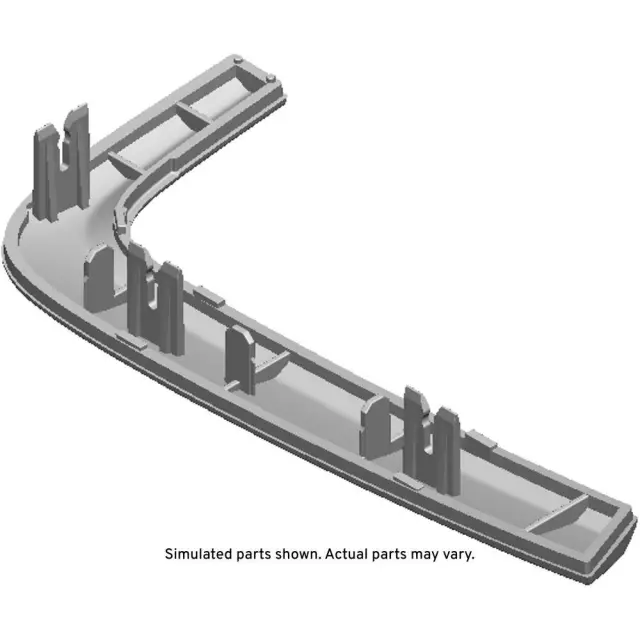 Gray Driver Side Roof Console Lamp Trim Plate