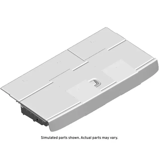 Jet Black Rear Compartment Floor Stowage Trim Compartment