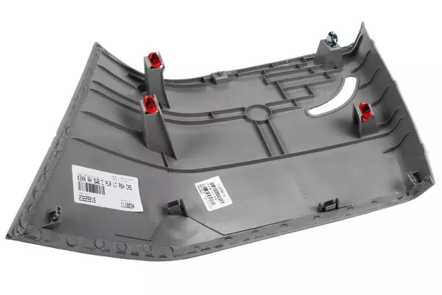 Light Ash Gray Passenger Side Body Lock Pillar Upper Trim Panel