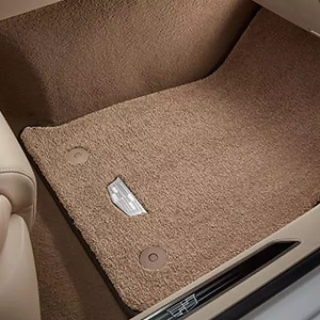 Ultimat By Lloyd Mats Premium 32oz Floor Mats For Cadillac CT6 - Jet Black W/ Logos - GM Licensed