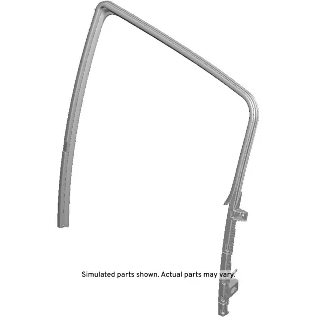 Rear Driver Side Door Window Weatherstrip