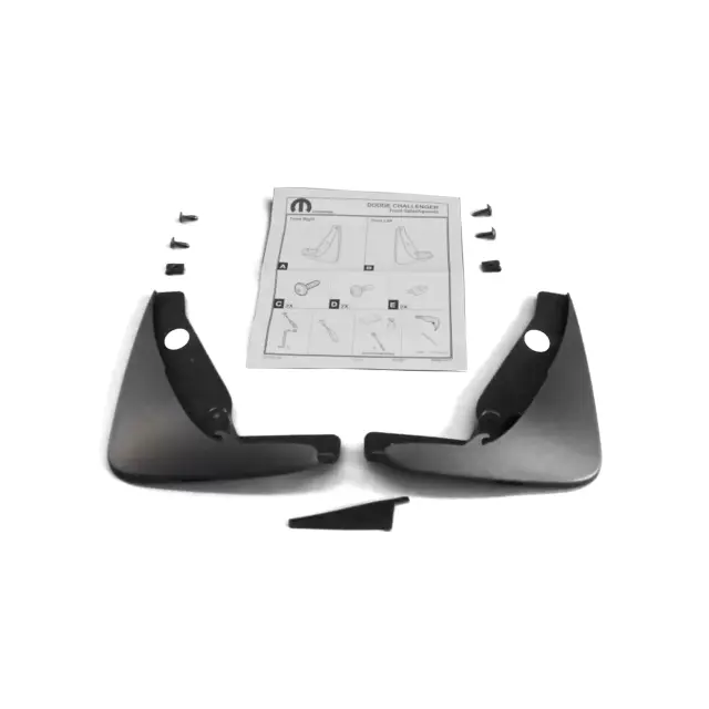 KIWI MASTER Mud Flaps For 2015-2023 Dodge Challenger - Front & Rear Splash Guards, Heavy Duty ABS - View #4