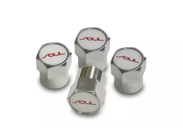 Valve Stem Caps - Red Logo