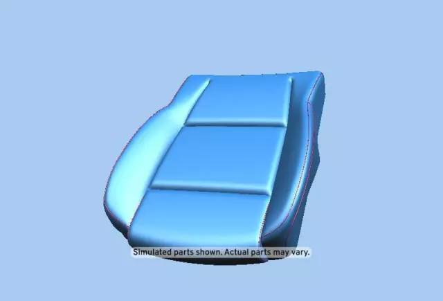 2013-2016 Cadillac ATS - Jet Black Front Passenger Side Seat Cushion Cover