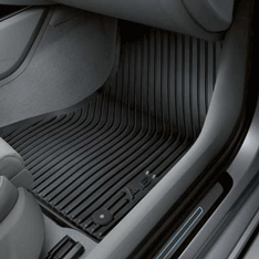 2012-2018 Audi A6 Quattro Front Or Rear All Weather Floor Mats Set Of 2 Black