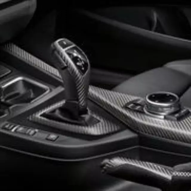 51162343739 - Interior: M Performance Carbon Fiber Shifter Console Trim for BMW: 228i, 228i xDrive, 230i, 230i xDrive, M235i, M235i xDrive, M240i, M240i xDrive Image