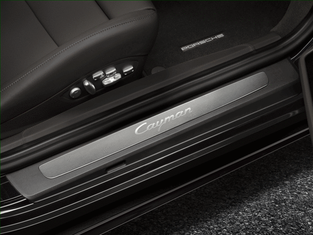 2017-2023 Porsche 718 Boxster - Door Entry Guards In Stainless Steel