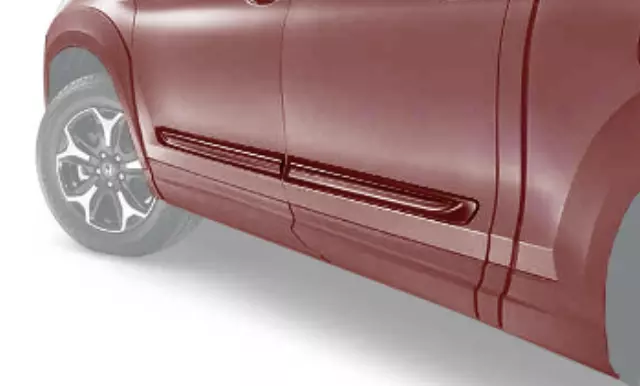 Body Side Moldings - Deep Scarlet Pearl