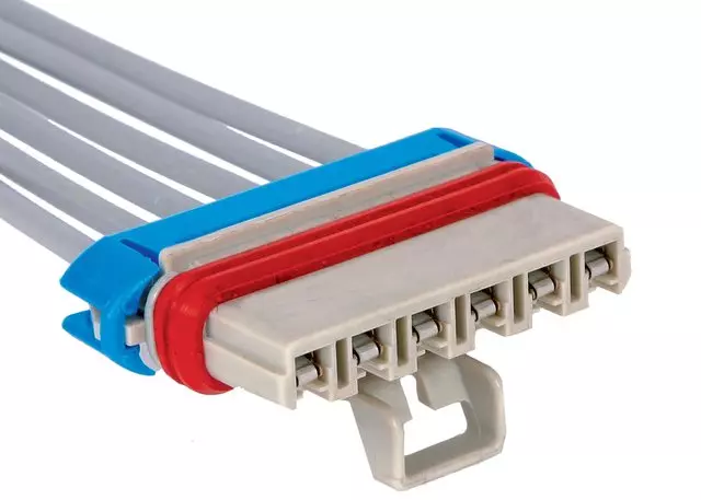 6-Way Female Gray Multi-Purpose Pigtail