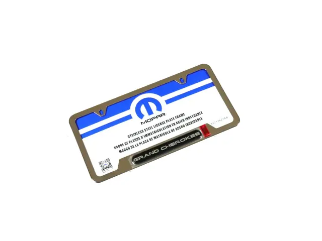 82213627AB - License Plate Frame 2011-2025 Jeep | The Official