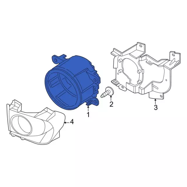 2019-2026 Ford Fog Lamp Assembly JB3Z-15201-C | TascaParts.com