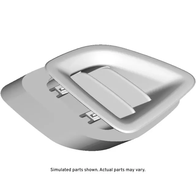 Jet Black Passenger Side Window Defogger Outlet Grille