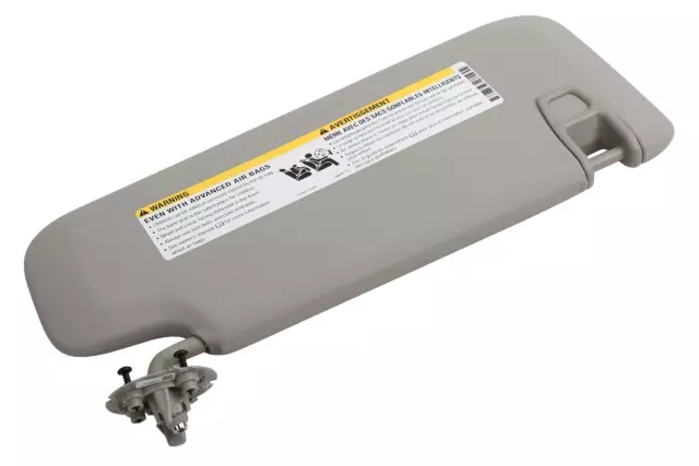 Light Titanium Driver Side Sun Visor