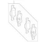 Disc Brake Pad Set Rear