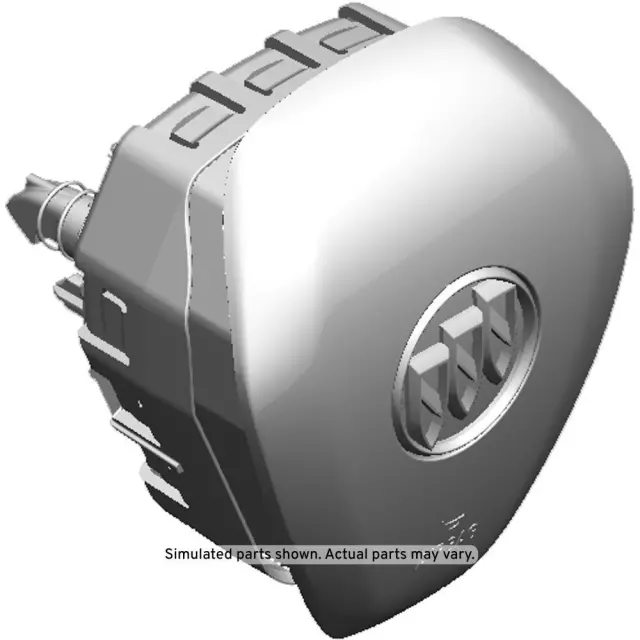 Jet Black Steering Wheel Airbag