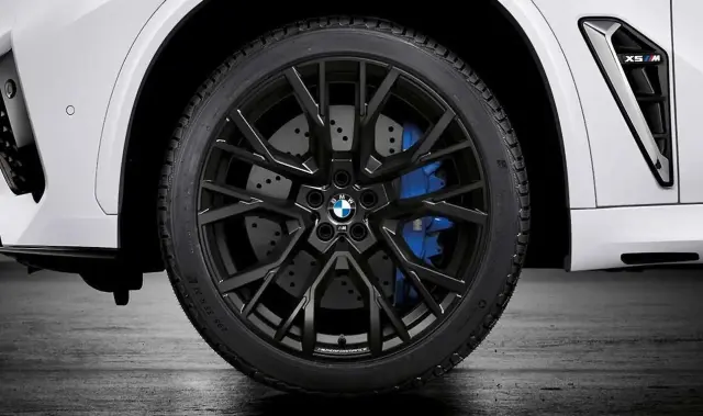 Bmw Oem 809m Performance Summer Wheel And Tire Set In Matte Black