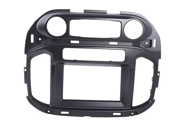 Black Carbon Metallic Instrument Panel Radio Front Trim Plate