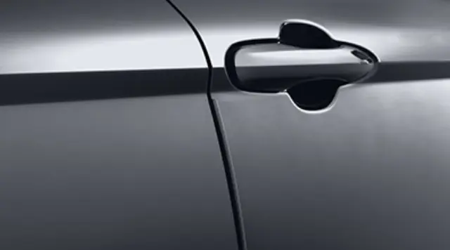 Genuine Official Toyota Door Edge Guards - Heavy Metal Gray part