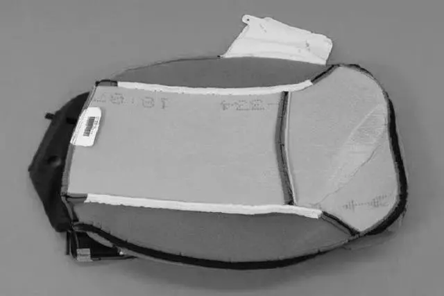 Front Seat Back Cover, Left