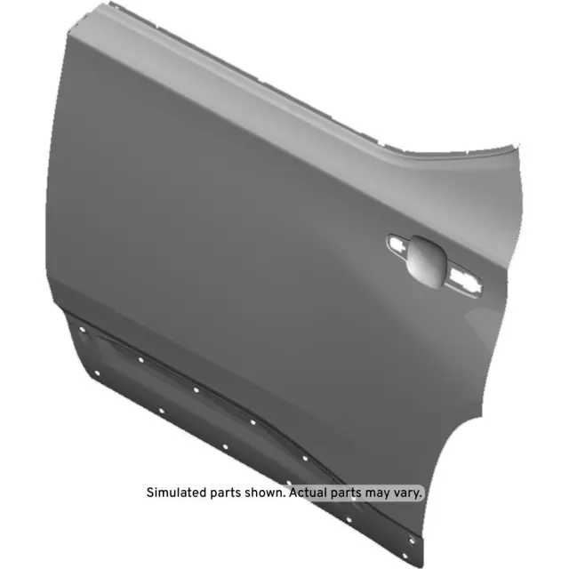 Rear Driver Side Door Outer Panel