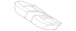 Padding, Rear Seat Cushion