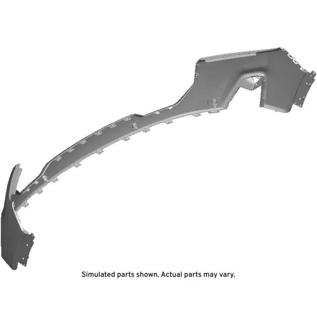 thumbnail image 2 of Primed Front Upper Bumper Cover With Sensor Holes For 2017-2019 GMC Acadia SLT2 & Denali 2 of 4