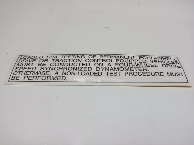 1996-2023 Lexus - Caution Label