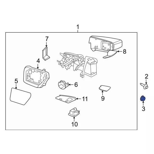 2015-2025 Ford Mirror Nut W718962-S437 | OEM Parts Online