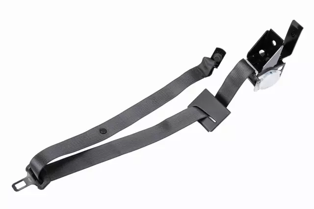 Ebony Rear Center Seat Belt with Retractor