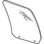 1995-2011 Ford - Door Glass