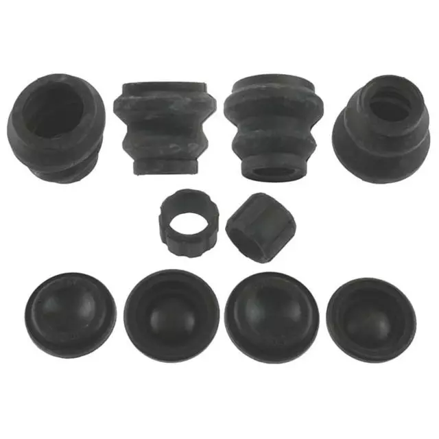 Rear Disc Brake Caliper Rubber Bushing Kit with Seals, Bushings, and