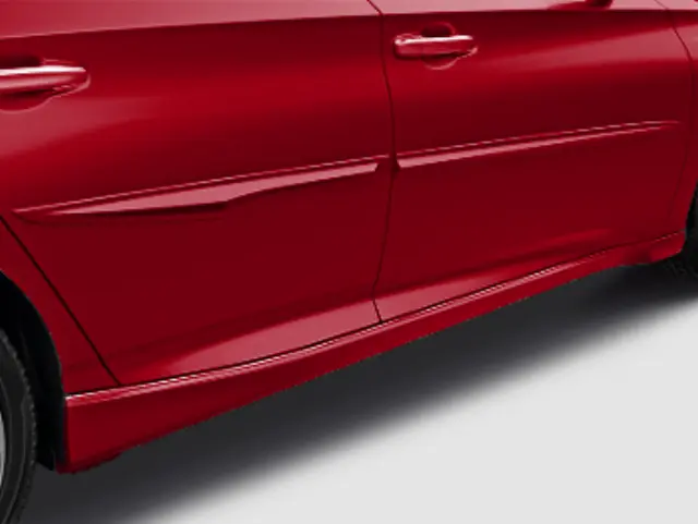 Body Side Moldings - San Marino Red