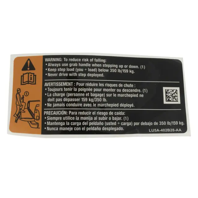 14C確認用ページ lu5z9900014c - Ford Caution Label | Levittown Ford Parts